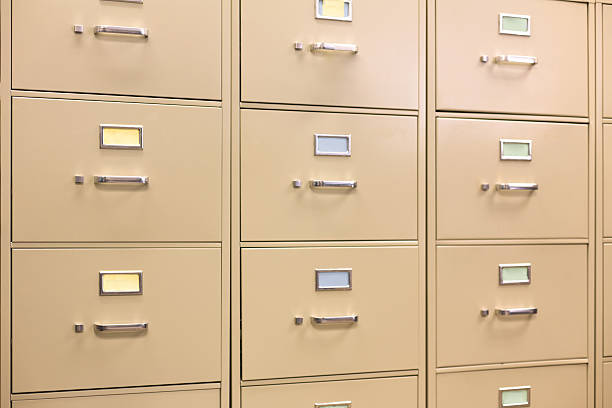 istock Metal Filing Cabinets 185081603