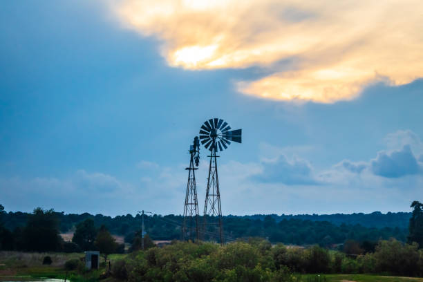istock Windmills on a lake in Monte Escobedo Zacatecas 1850821520
