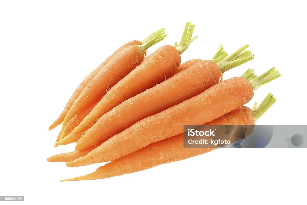 Carrots "Carrots, isolated vegetable on white background." Carrot Stock Photo