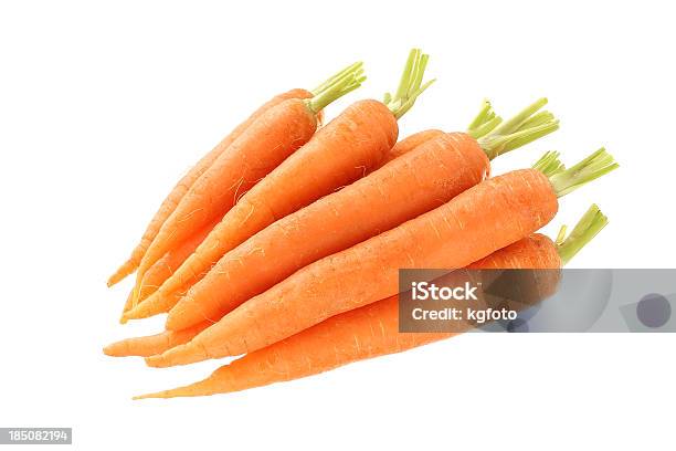 Carrots Stock Photo - Download Image Now - Carrot, Bunch, Cut Out