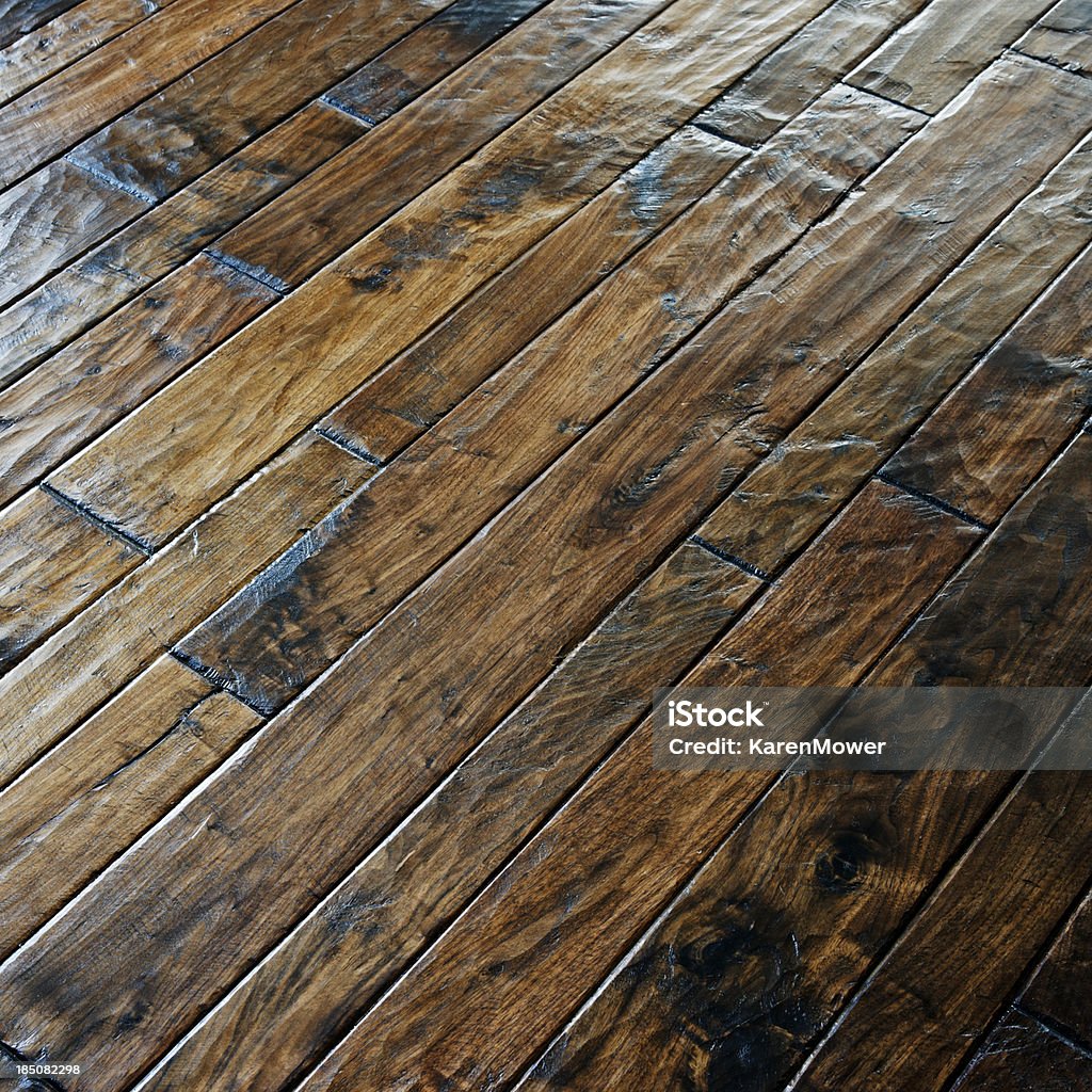 Drewniane podłogi - Zbiór zdjęć royalty-free (Bejca)