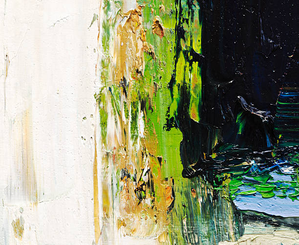istock Abstract painted green art backgrounds. 185082572