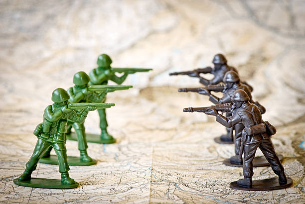 Toy soldiers war concepts Toy soldiers war concepts toy soldier stock pictures, royalty-free photos & images