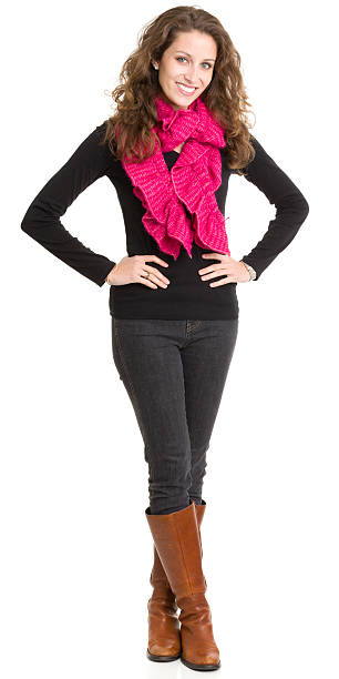 istock Smiling Young Woman Standing 185082726