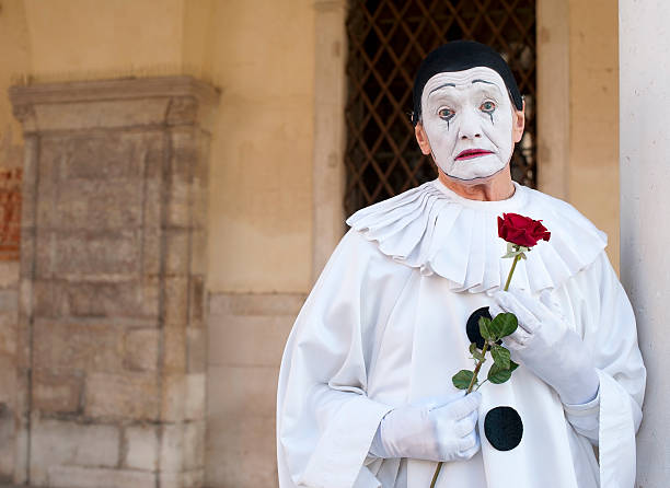 istock Pierrot at Venice Carnival 2012 185082816