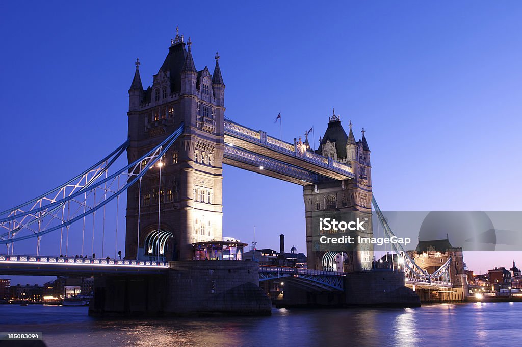런던 타워 브리지 - 로열티 프리 0명 스톡 사진