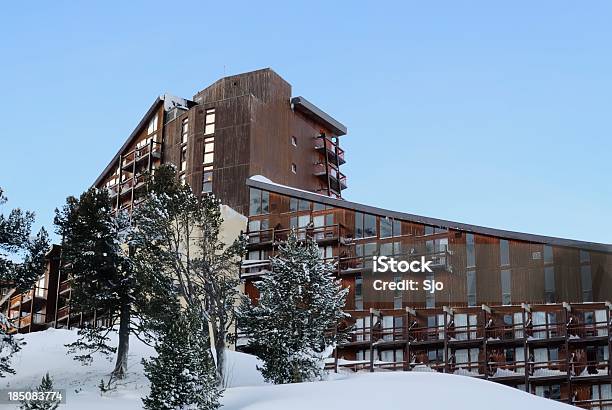 Sciistica Resort - Fotografie stock e altre immagini di Les Arcs - Les Arcs, Alpi, Alpi francesi