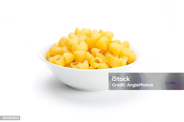 Striped Pipe Paste Stock Photo - Download Image Now - Bowl, Cut Out, Pasta