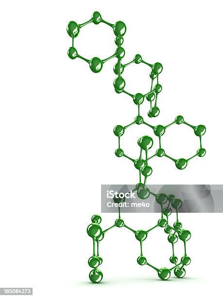 3 D Molekülstruktur Stockfoto und mehr Bilder von Atom - Atom, ClipArt, Grün