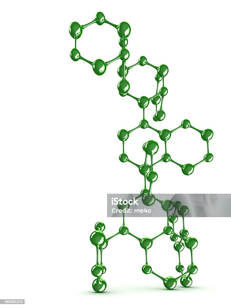 3 d Budowa molekularna - Zbiór zdjęć royalty-free (Atom)