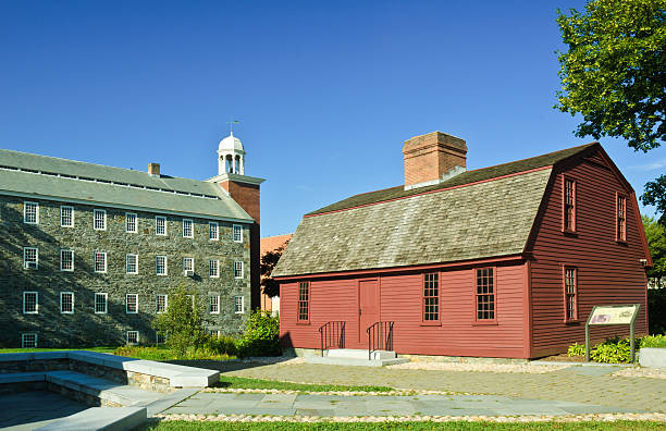 istock The Wilkinson Mill and Sylvanus Brown House 185084303