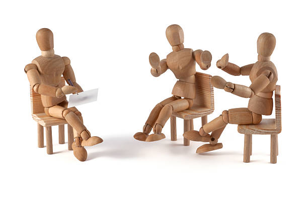 istock wooden mannequin talking - no its not correct 185084368