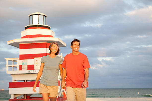istock Happy mature couple 185084448