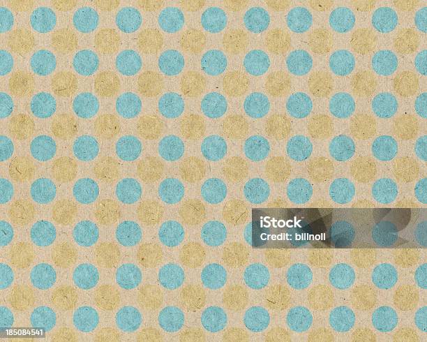 Recyclingpapier Mit Punktmuster Stockfoto und mehr Bilder von Blau - Blau, Packpapier, Muster