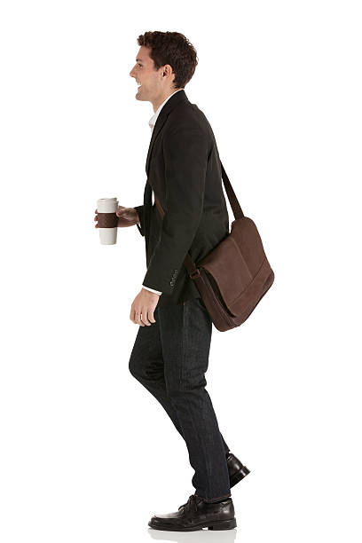 istock Happy businessman with coffee 185084710