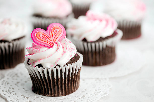 istock Homemade Valentine Cupcake 185084836