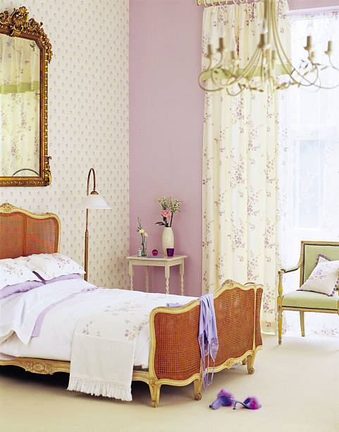 istock Interior of calm Traditional Master Bedroom 185085219