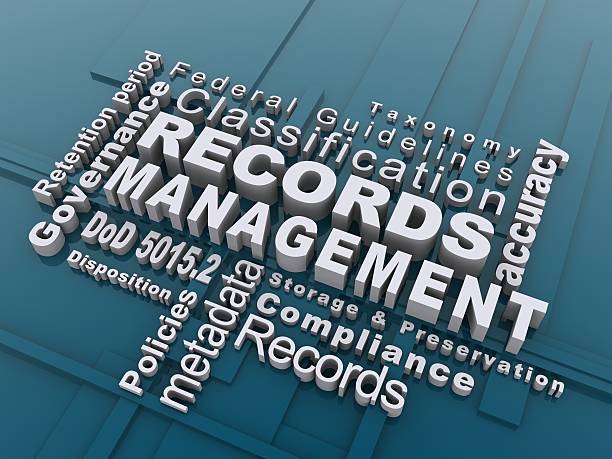 records management records management and related words taxonomy stock pictures, royalty-free photos & images