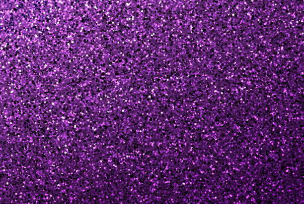 istock Purple winter pattern with detailed glittering texture. Horizontal Christmas and New Year art banner 1850858653
