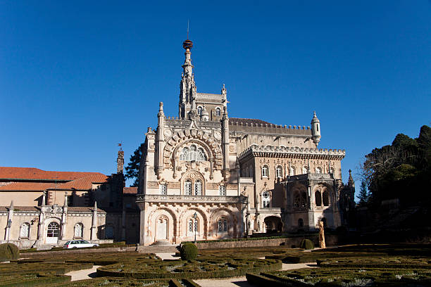 Mafra, Portugal - Nov 11, 2023: The Mafra National Palace, also known as the Palace of Mafra (Palácio Nacional de Mafra), is a monumental Baroque palace and convent complex located in Mafra, Portugal.