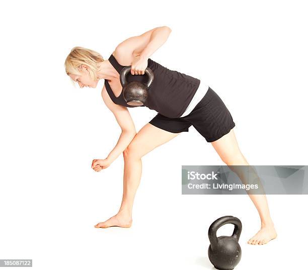 Kettlebells Stock Photo - Download Image Now - White Background, Activity, Adult