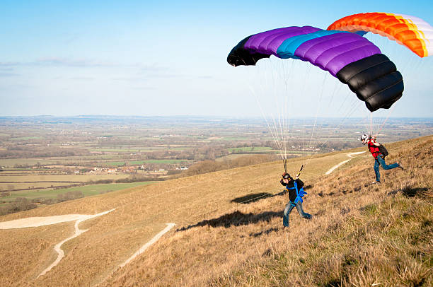 istock Speed flying at Uffington White Horse 185087458