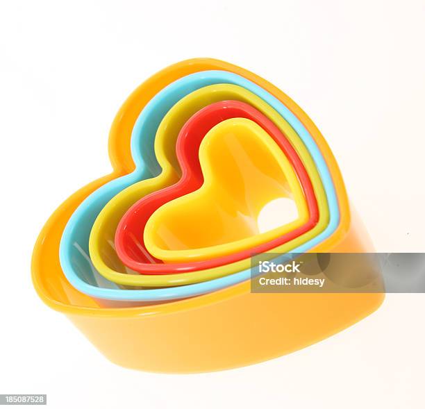 Cookie Frese A Forma Di Cuore - Fotografie stock e altre immagini di Formina per dolci - Formina per dolci, Plastica, Amore