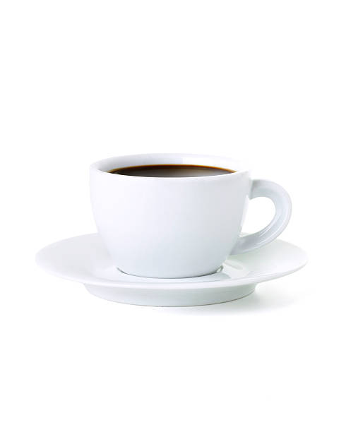 czarna kawa - coffee cup black coffee isolated zdjęcia i obrazy z banku zdjęć