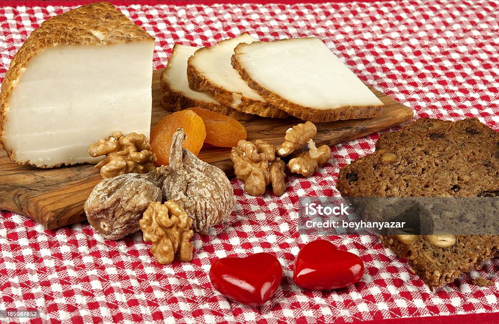 Queijo e pão - Foto de stock de Alimentação Saudável royalty-free