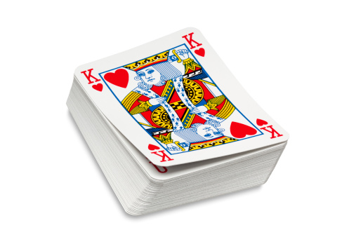 Playing Cards #Aisolated on white with clipping path