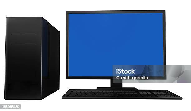Black Computer Set Computer Set Stock Photo - Download Image Now - Black Color, Computer ...