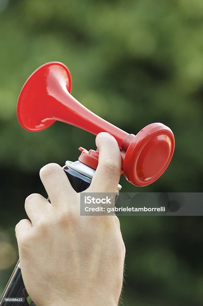 Handheld Air Horn Stock Photo - Download Image Now - Portable Air Horn,  Sport, Trumpet - iStock