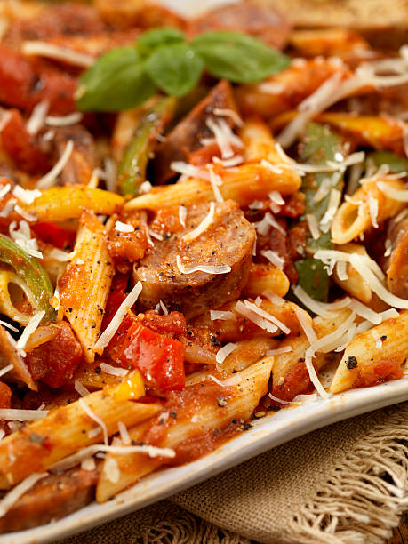 istock Italian Sausage and Pepper Penne 185088862