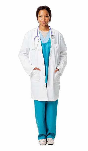 istock Confident Female Healthcare Worker - Isolated 185088972