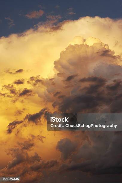 Tramonto Monsone Nube Temporalesca Cielo - Fotografie stock e altre immagini di Cielo - Cielo, Cumulonembo, Notte