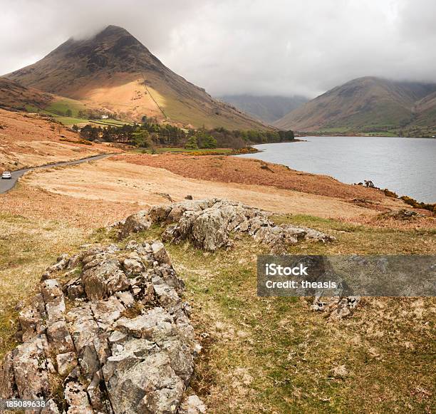 Yewbarrow And Wast Water Stock Photo - Download Image Now - Agricultural Field, Cloud - Sky, Cumbria