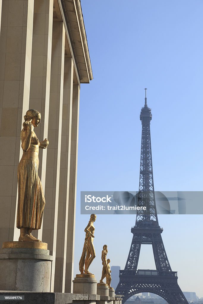 Torre Eiffel do Trocadero - Royalty-free Arquitetura Foto de stock