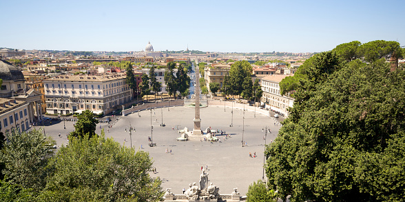 Piazza del Popolo in Rome, Italy. http://www.massimomerlini.it/is/rome.jpg http://www.massimomerlini.it/is/romebynight.jpg http://www.massimomerlini.it/is/vatican.jpg