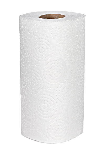 Paper towel White paper towel on white background paper towel stock pictures, royalty-free photos & images