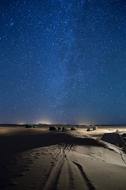 istock Night Sky Stars over the Sahara Desert 185090605