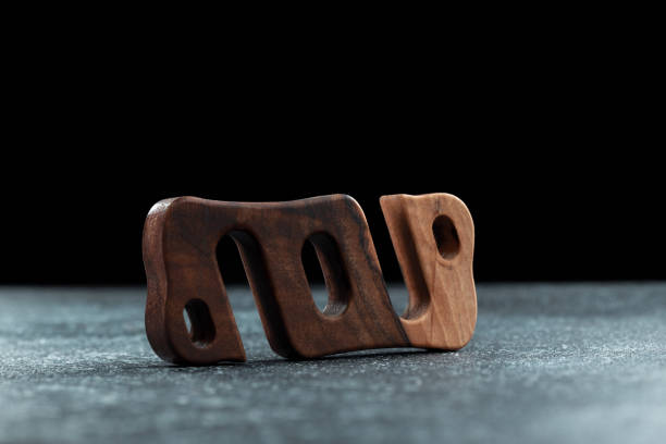 istock Wooden stand for smartphone. 1850911343