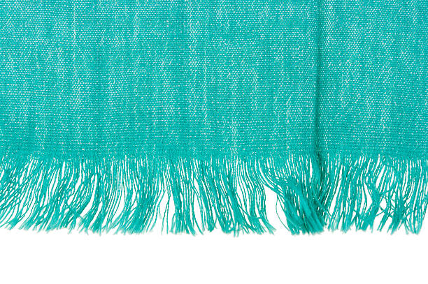 istock Coloured Fringed Cloths On White 185091353