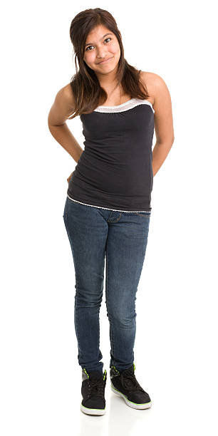 istock Standing Content Teenage Girl 185091660