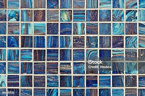 Tiles Textures Multicoloured Mosaic Stock Photo - Download Image Now - Backgrounds, Blue, Brown
