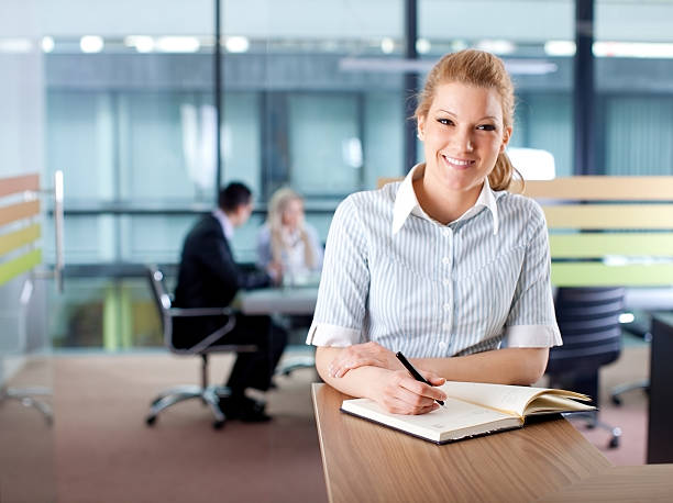 istock Happy Businesswoman. 185091979
