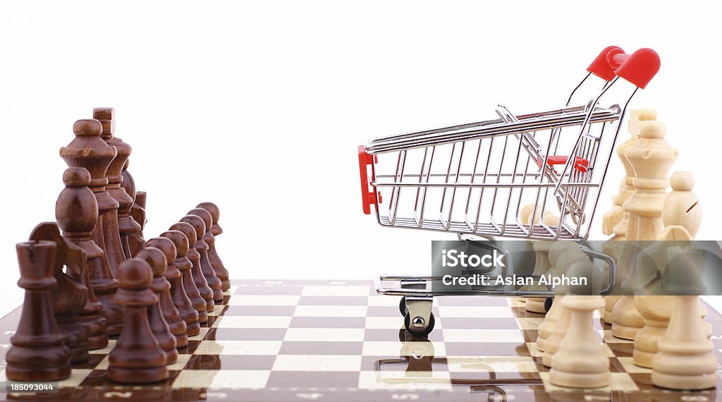 쇼핑 전략 - 로열티 프리 체스 스톡 사진