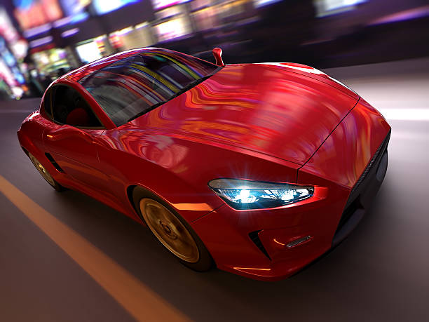 istock Sports car in urban environment 185093167
