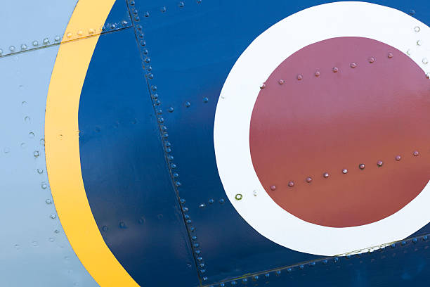 istock Close-up of a aircraft background texture 185093344