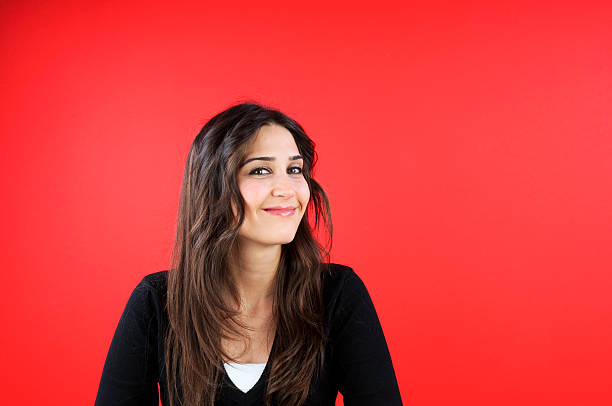 istock Young girl with perfect smile 185093751