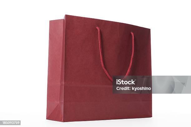 絶縁ショットブラウンの白い背景の上のショッピングバッグ - バッグのストックフォトや画像を多数ご用意 - バッグ, 小売り, 白背景